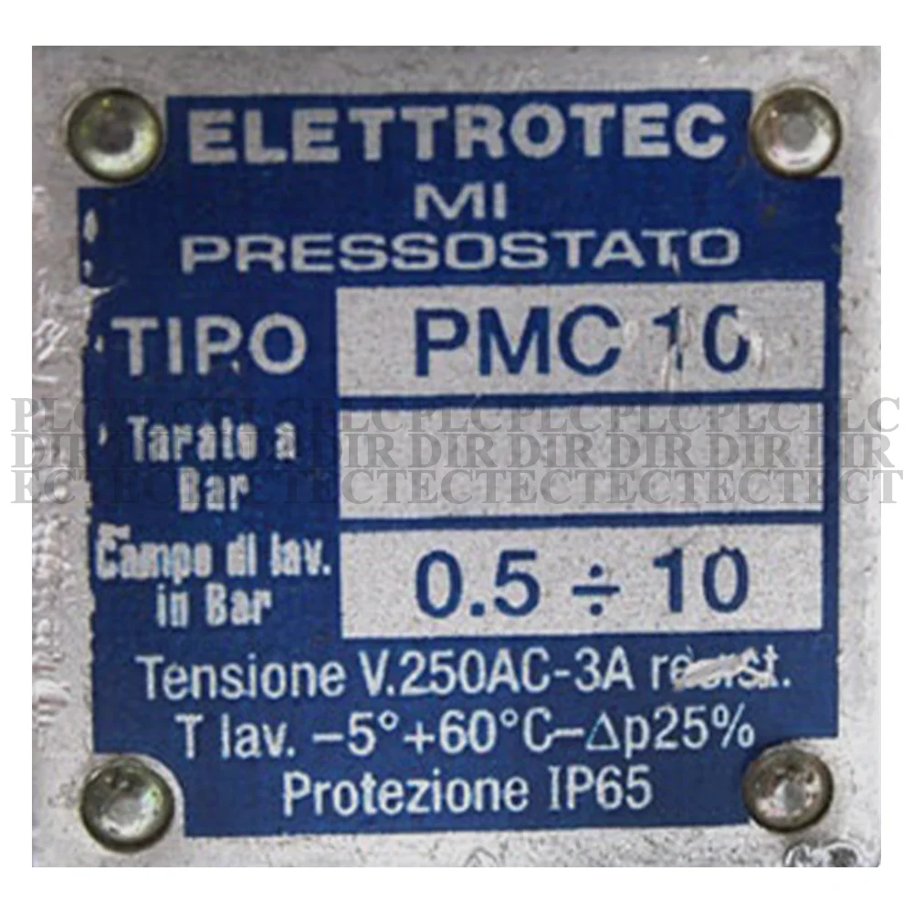 

NEW Elettrotec PMC 10 PMC10 Pressure switch 250V ac