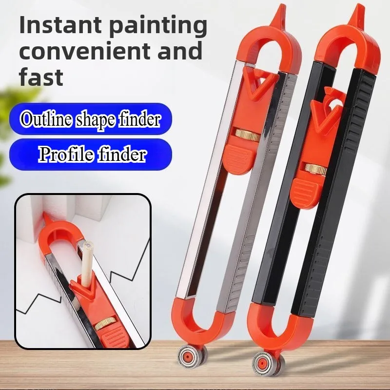 Woodworking Measuring Tool Job Tools Profilometer Marking Tool Irregular Shape Duplicator Suitable for Woodworking Measurement Carpet Tile Laying Trimmer