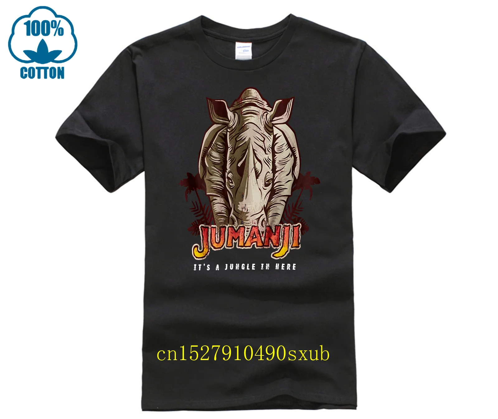 Maglietta Uomo Jumanji Elephant Welcome To The Jungle Shirt Donna Tee