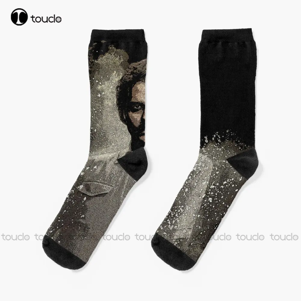 

Pablo Escobar Plata O Plomo Colombian Drug Lord Men'S Novelty Socks 360° Digital Print Custom Gift New Popular