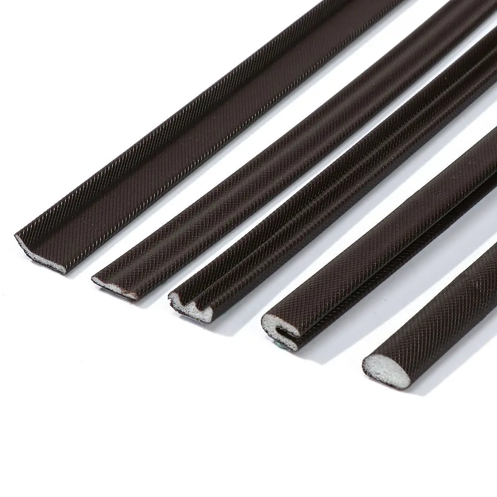 5m Soundproof Anti-Collision Door Window Sealing Strips Self-Adhesive Coffee PU Foam Seal Gap Filler D/E/I/V Type Door Seal door seal strip sealing strip tape window seal strip sealing tape sealing strip rubber seal strip rubber door weatherstripping door weatherstripping silicone seal strip soundproof foam