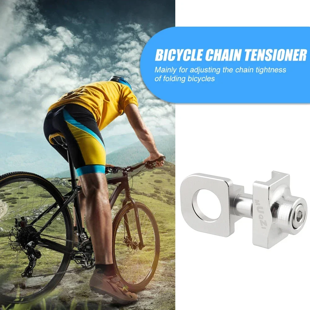 Bicycle Chain Adjuster Tensioner Fastener Single Speed Fixie Bike Chain Tension Guard Bolt Screw Cycling Accessories Adjuster