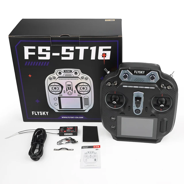 FLYSKY FS-ST16 16CH 2.4G Ant Protocol Digital Transmitter With SR8 Receiver For Rc Drone Car Boats Aircraft Plane 1