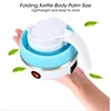 0.6L Mini Folding Kettle Portable Water Heater 600W Silicone Leakproof Electric Kettle Travel Household FoldableKitchenAppliance 3