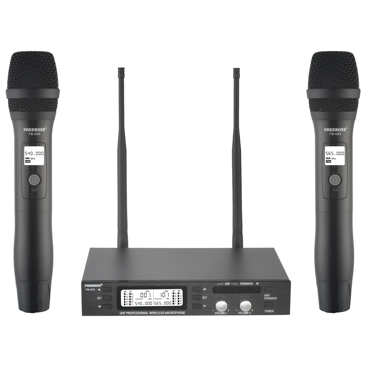 FREEBOSSAntiFeedbackWirelessMicrophonewithDelayEffects