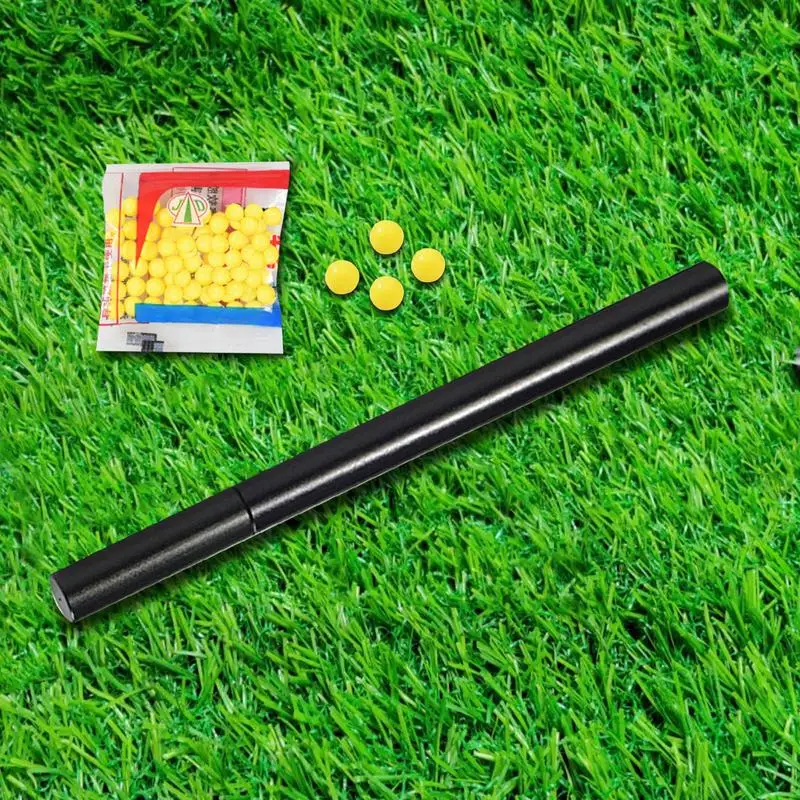 Soft Launcher Marble Aluminum Alloy Toy Safe Ball Launcher Burst Boy Game Fun Launching Indoor And Outdoor Interactive Game