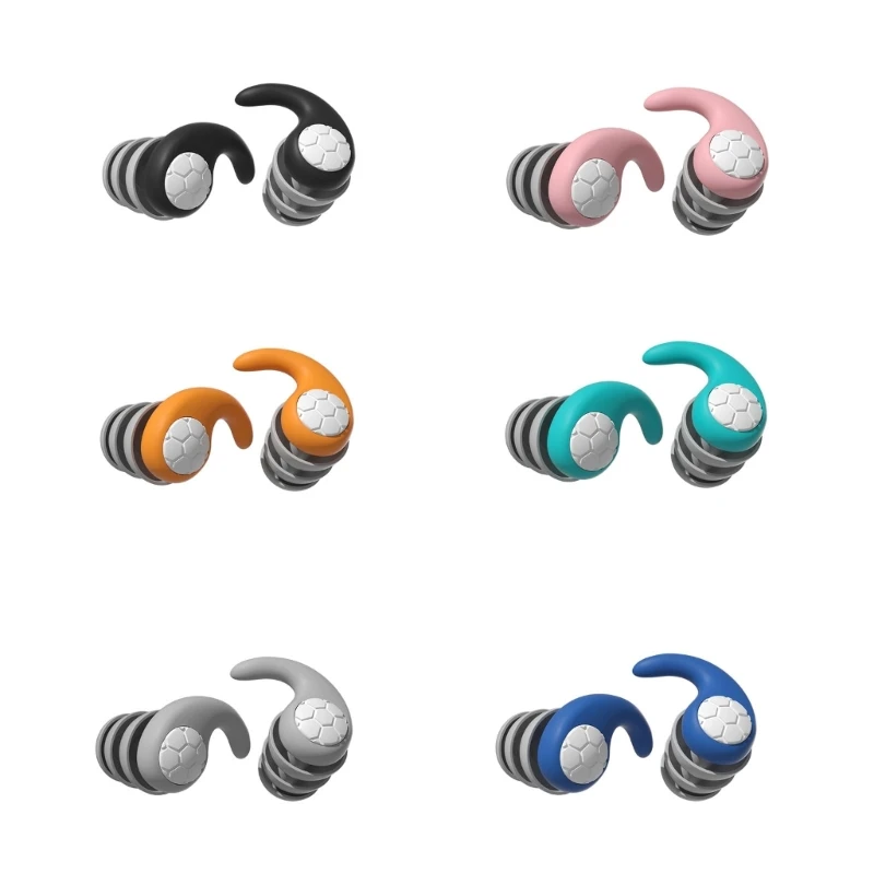 

Reusable Silicone Ear Plugs Waterproof Noise Cancelling Earplugs Sleeping Ear Plugs Noise Reduction Tapones for Snoring