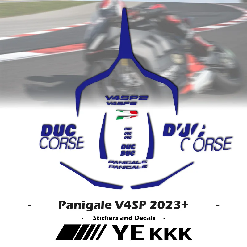 

For Ducati Supersport Panigale V4 V4S V4R V4SP2 Fairing Shell Sticker Decal Lines 2023 2024 Panigale V4 V4S V4R V4SP2