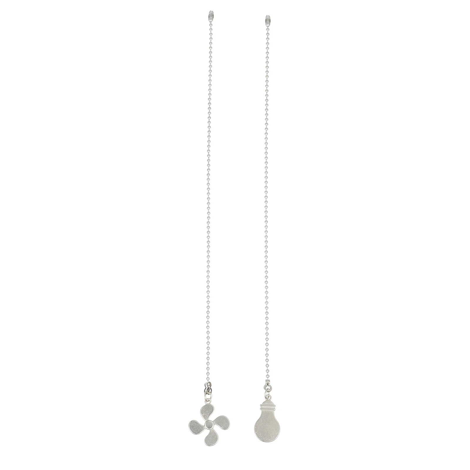2 Pcs Extension Cord Fan Light Pendant Cords Globe 36X25X02CM Zinc Alloy Chain Replacement Ceiling Pull