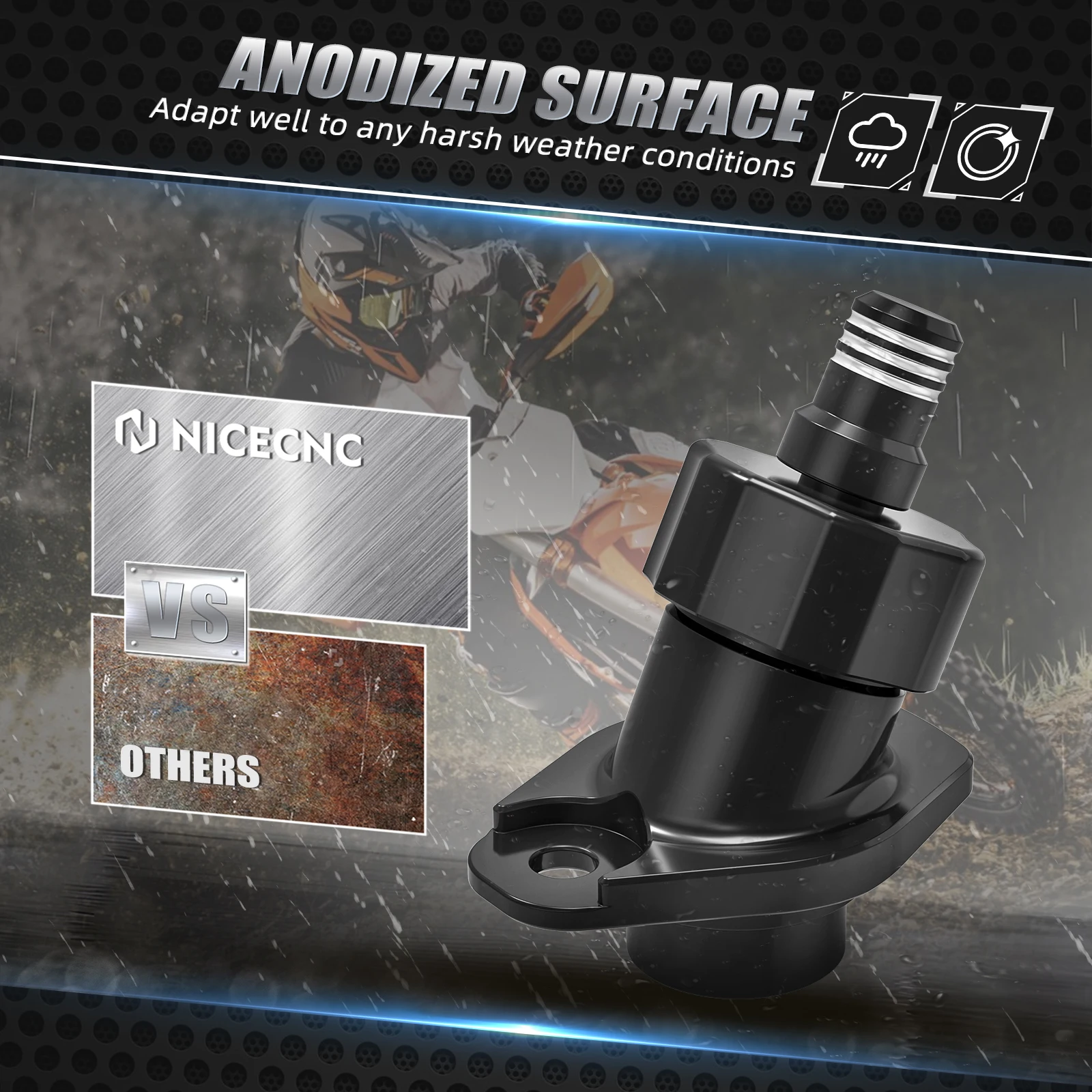 NICECNC für 2024 KTM EXC 300 EXC XCW 150 250 300 für Husqvarna TE300 GasGas EC 300 Aluminium-Öleinfülldeckel Tankdeckelschutz – Detail 5