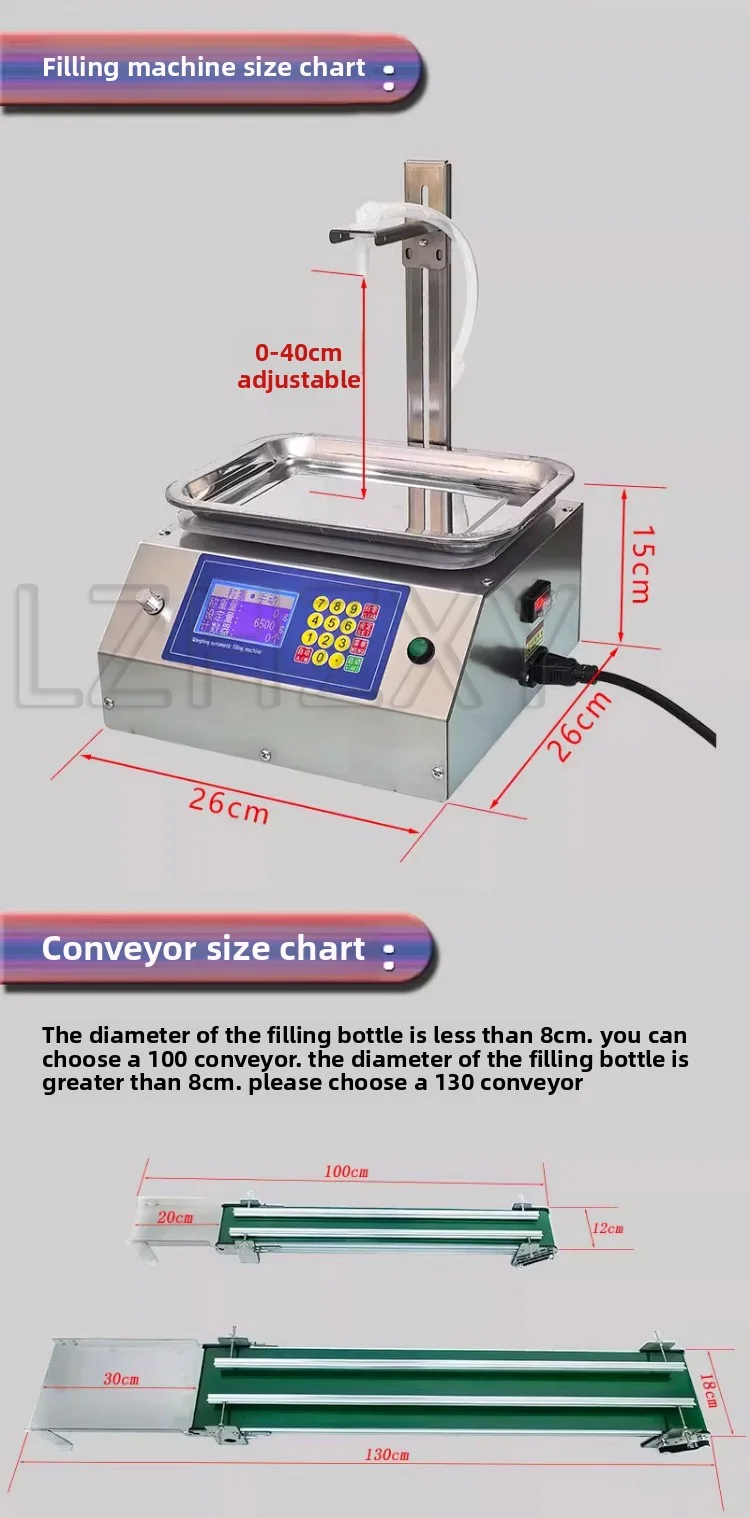 Small Scale Weighing Quantitative Magnetic Pump Liquid Packaging Machine Oil Cle