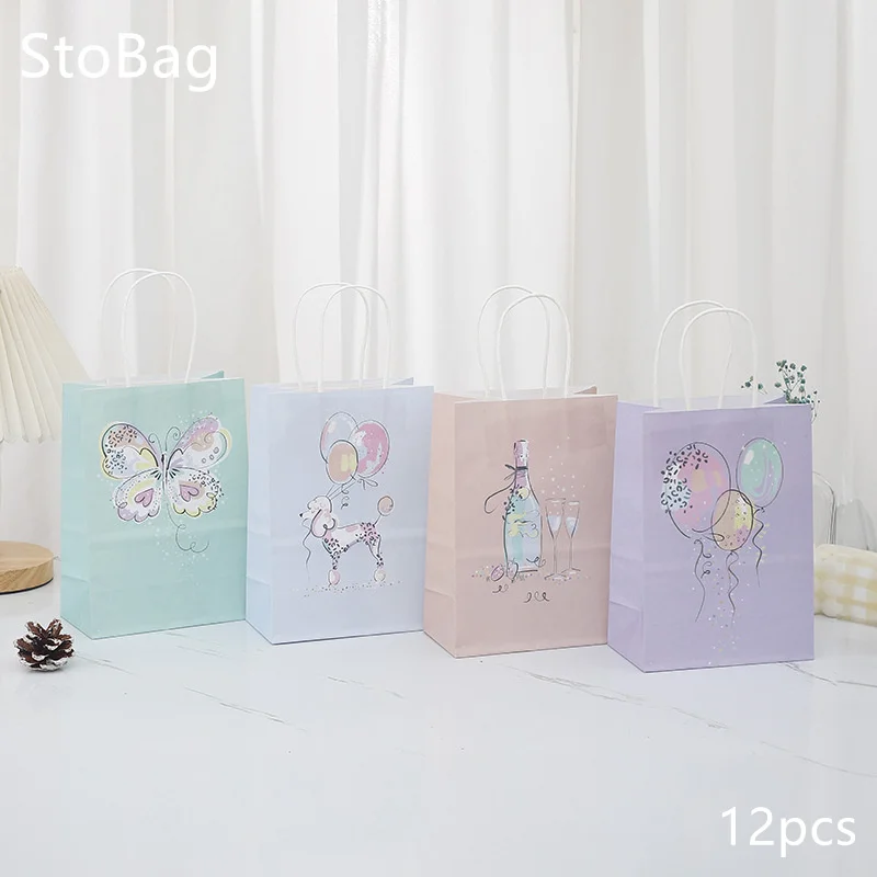 

StoBag Упаковка для подарков на день рождения сумки для детских игрушек сумка для покупок конфеты шоколадные закуски для дня рождения Свадебная вечеринка