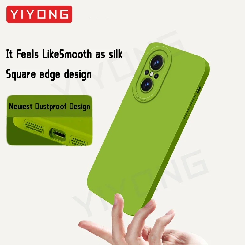 YIYONG Original Liquid Silicone Shockproof Phone Case - Soft Cover by Nova