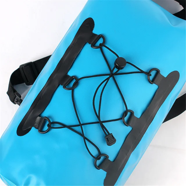 Waterproof Ocean Swimming Backpack PVC Diving Compression Storage Dry Pack Bag Men Women Kayaking Boating Surfing Backpack 15L - Image 6