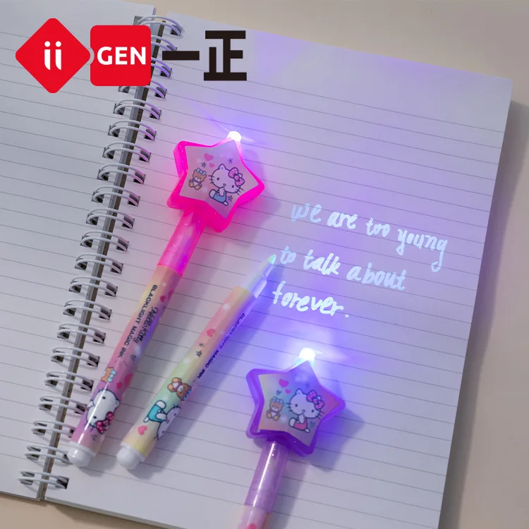 

16pcs Sanrio Cartoon Stationery Fluorescent Pen Hello Kitty Anime Lovely Students Secret Highlighter Creative Stationery Wholesa