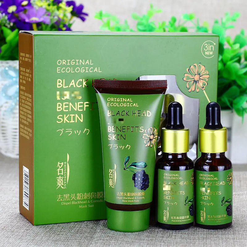 Pore Acne Cleanser Nasal Membrane Set 90mlt District Care Oil Removal Blackhead Tear and Pull Pore Collection Essence