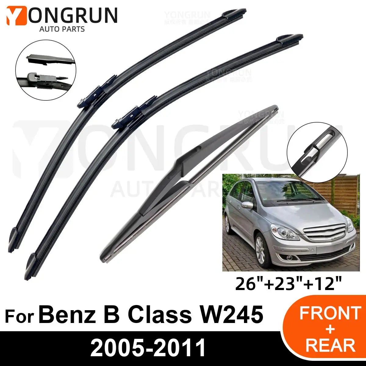 

Щетка стеклоочистителя для Benz B Class W245 2005-2011, 3 шт.