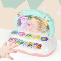 Baby Puzzle Music Piano Toy with Snowflake Led Light Children's Early Education Electronic Toys for Kids New Year Christmas Gift 2