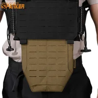 Tactical Molle Magazine Dump Pouch Protect Carrier Plate Pouch Magic Tape Vest Accessories Bag Belt Fanny Outdoor Pouch 1