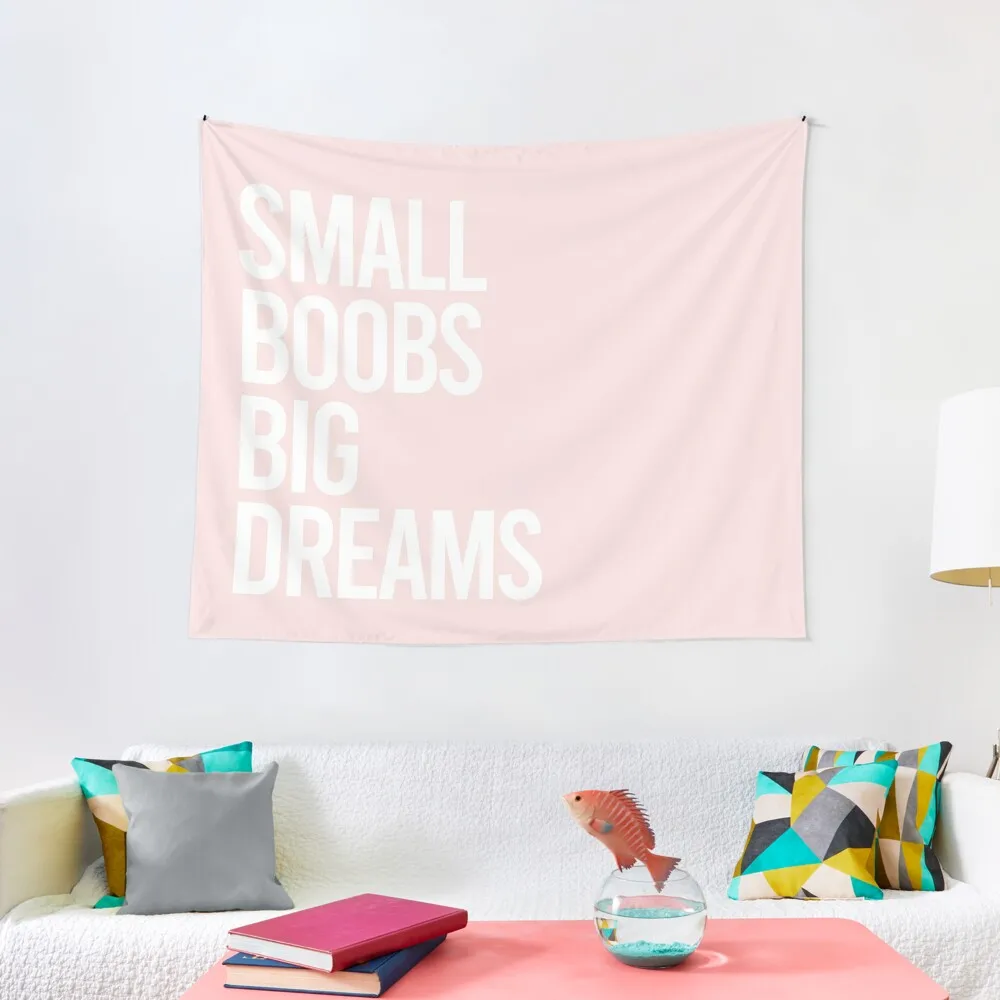 

Small Boobs, Big Dreams Tapestry aesthetic room decor bedroom decor wall decor hanging