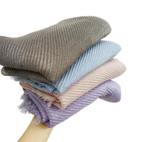Mode rides plaine doux châle funcy miroitant brillant hijab écharpe or argent fils foulard Bangladesh coton châle 1