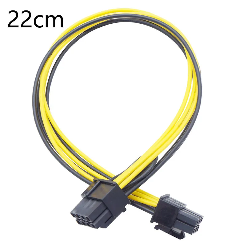 22cm 6p To 8p Power Line 6p To 6 + 2p Extension Line 6pin To 8pin Power