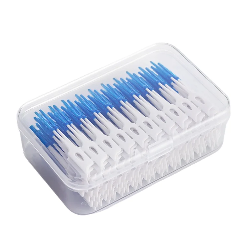 Interdental brushes 200 Pcs/box silicone super soft dental cleaning
