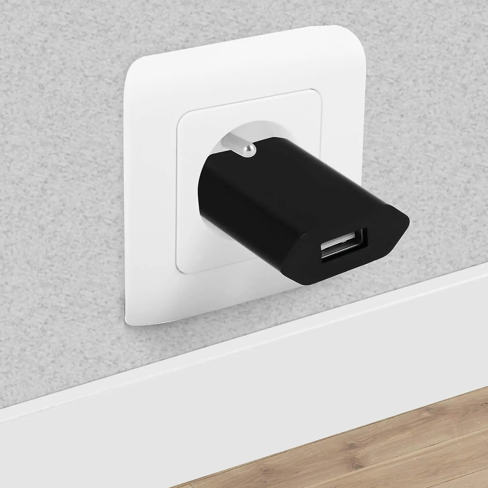 Universal 5V 1A USB Wall Charger with EU Plug - Available in 1/3/5 Pack Options