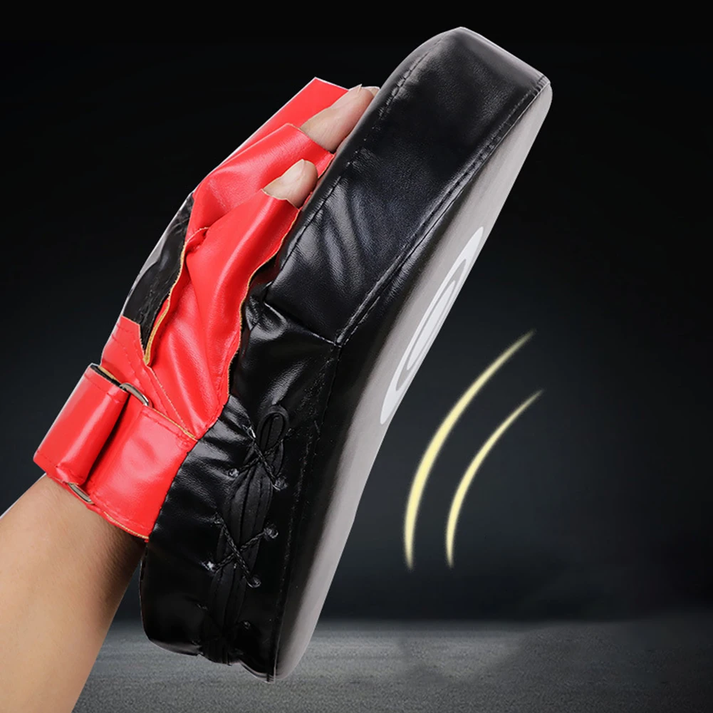 PU Leather Boxing Focus Pad Kickboxing Punch Mitts Training Paws Pads Boxing Equipment Kicking Shield Training 1PC