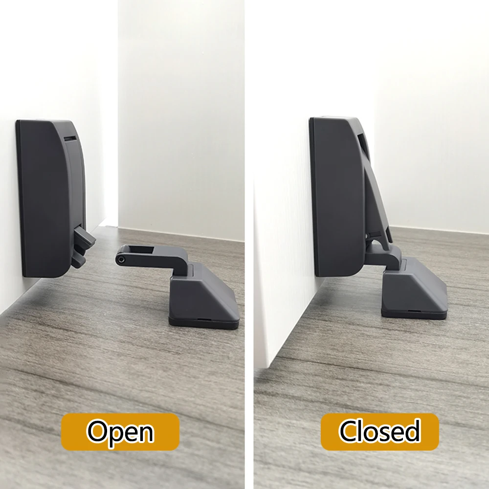 Door stopper zinc die Anti-bump buffer Panel retainer Door sucker clip Wedge Restrictor Switching device Furniture hardware