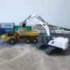 Upgraded Version Kabolite K961-100S RC Hydraulic Excavator 1/18 HUINA K336GC Light Engineering Digger Painted Model TH22472 4