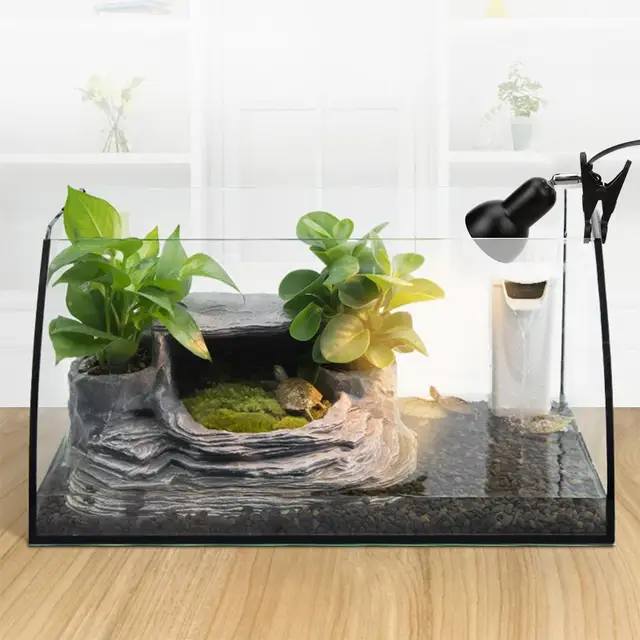 Clamp Lamp Holder 360 Degrees Rotate Heating Turtle Lizards Reptile Basking Clip Light Base Lighting Sockets 1