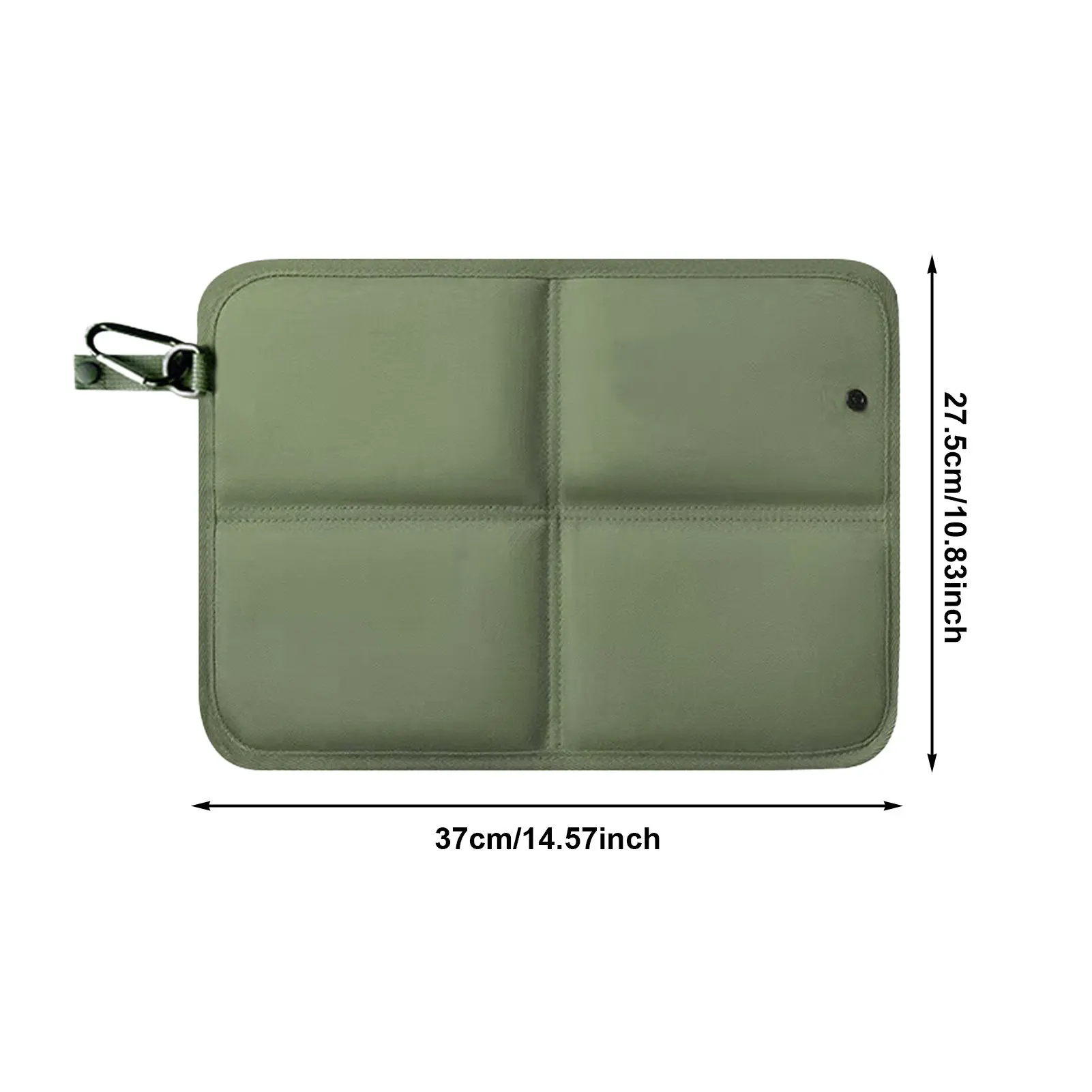 Oxford-Stoff Faltbare Camping-Sitzauflage Wasserdicht Verstärkt Tragbar für Wandern Trekking Outdoor-Sitzunterlage – Detail 7