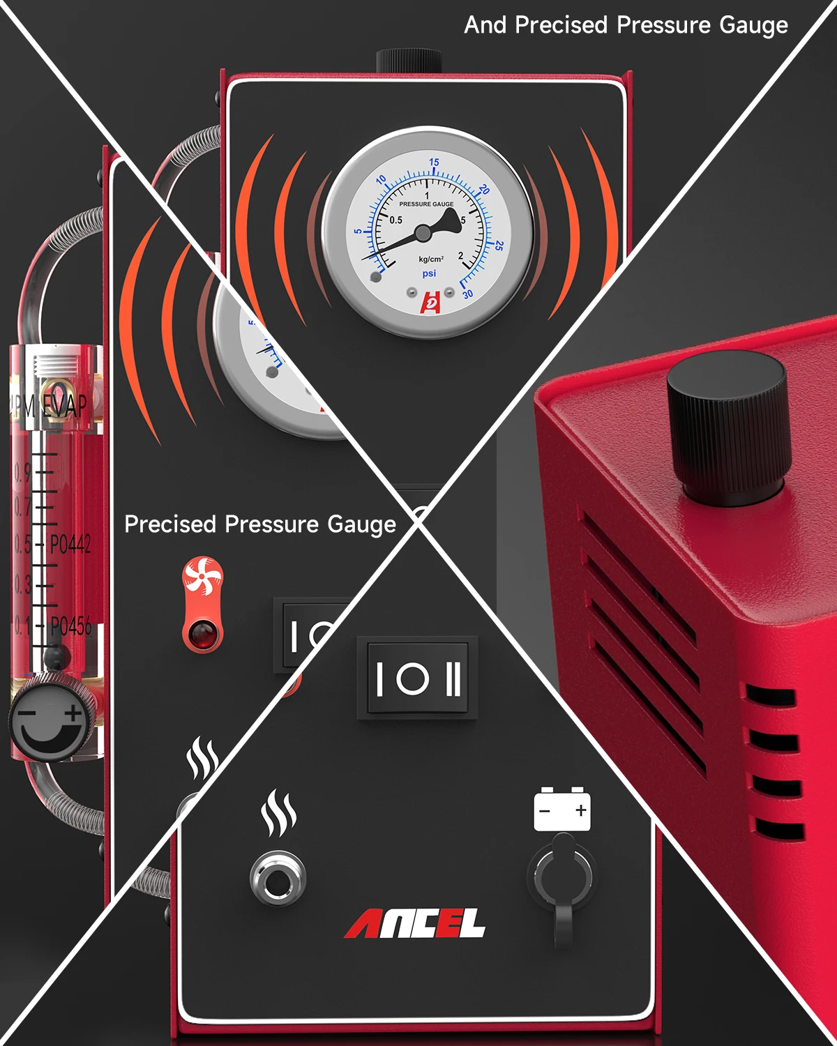 Manometr i regulatory ustawień