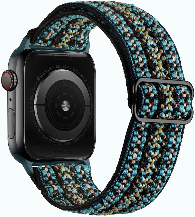 Bohemian Nylon Elastic Shiny Bracelet Strap