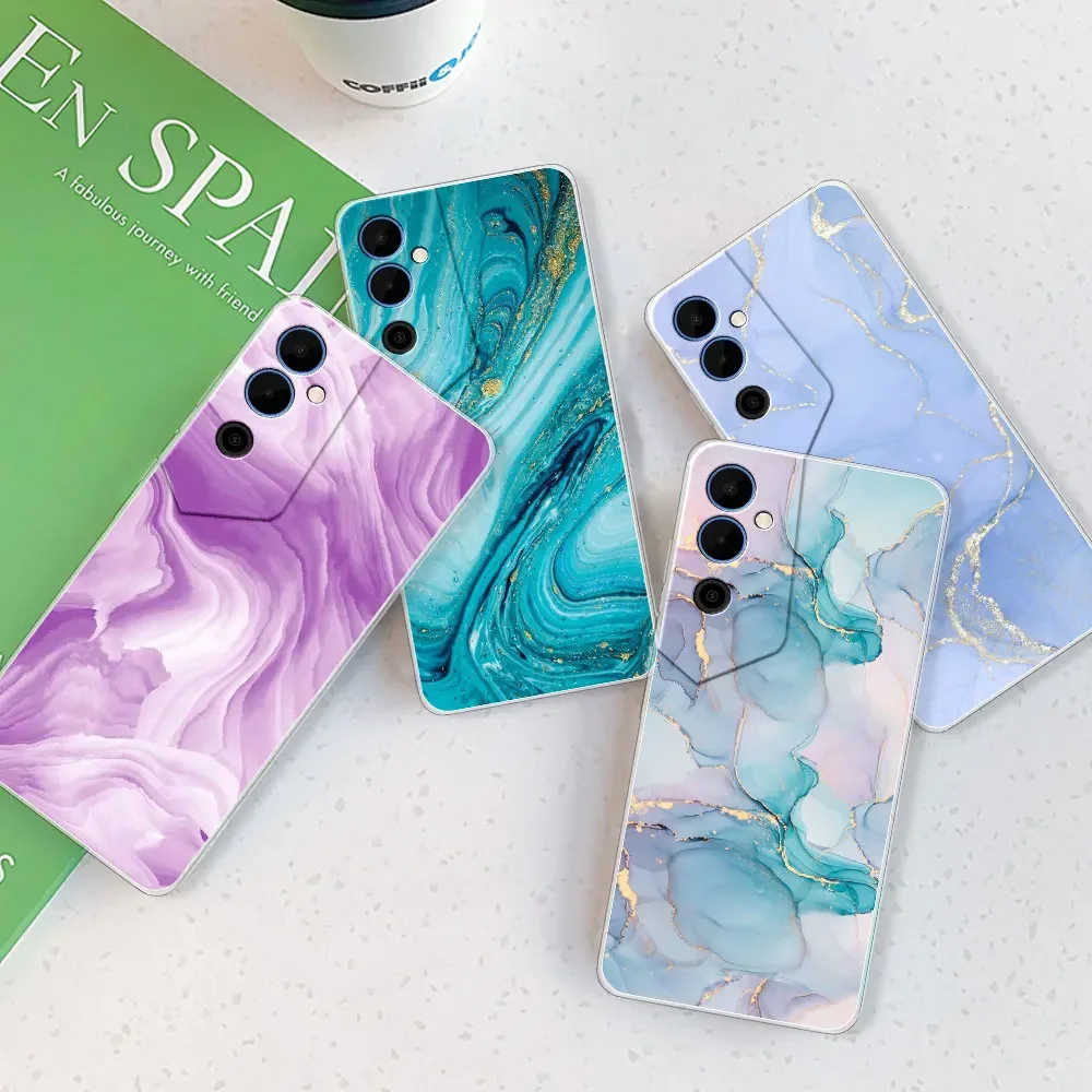 Clear Soft Silicone TPU Phone Case with Bumper Protection for Tecno Pova Neo Series