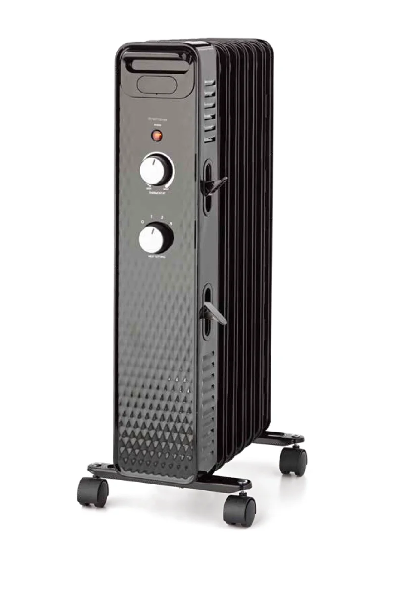 Mainstays 1500W Mechanical Oil Filled Electric Radiator Heater, WSH07O2ABB,  Black - AliExpress