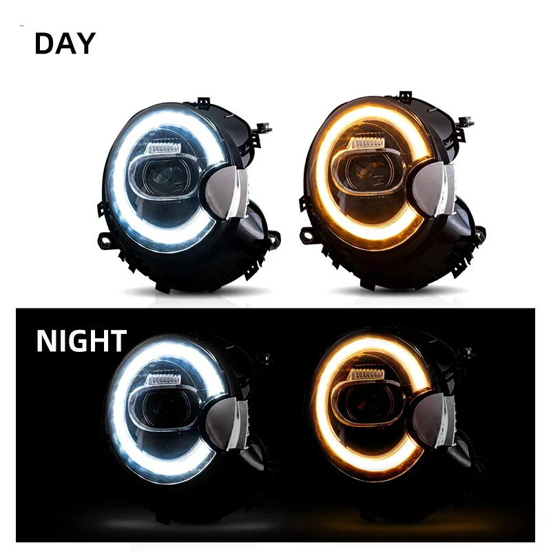 2pc Car Styling Headlights for MINI Cooper R56 R57 R58 R59 2007