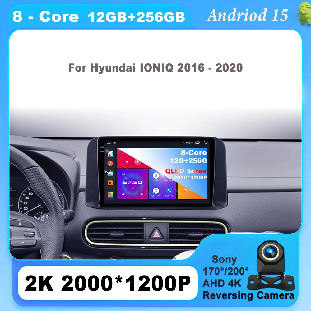 Auto Lederen Stoelhoezensets voor Hyundai Kona/Encino 2018 2019 2020