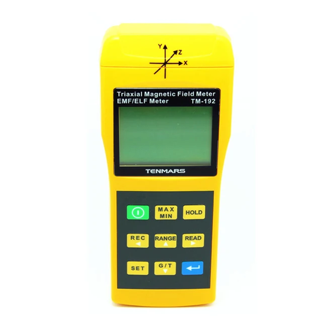 TENMARS TM-192 TM192 3 Axis Triaxis Gaussmeter EMF ELF Magnetic 