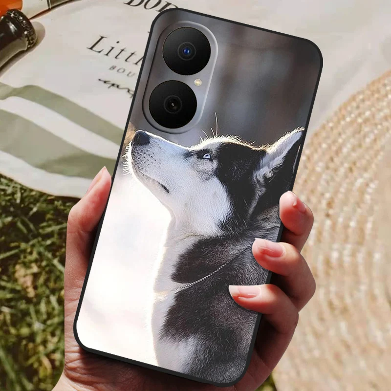 Shockproof Flower Astronaut Soft Silicone Phone Case Bumper Cover