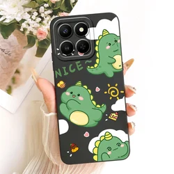 Cute Dinosaur Cartoon Phone Case for Honor 5G - Soft TPU Shell (TYhei1915)