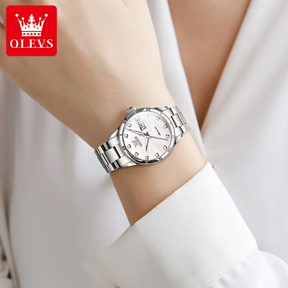 OLEVS Elegant Casual Watch Women Automatic Mechanical Watches For Women Waterproof Fashion Lady Wrist Watch womens watch waterproof wristwatch