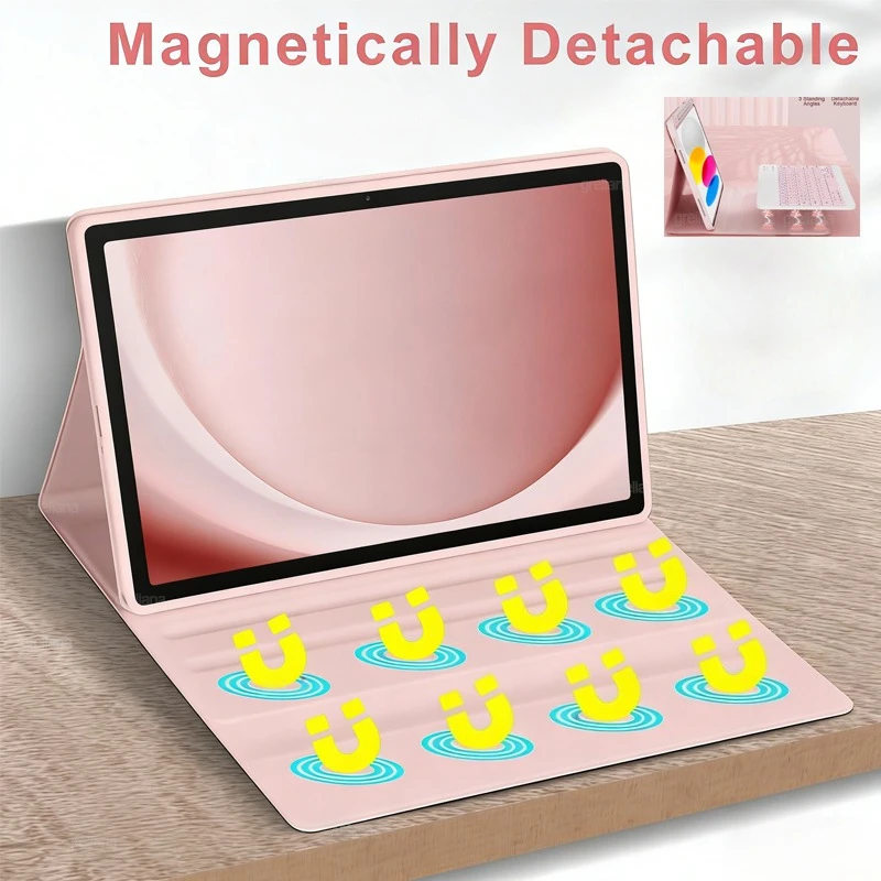 Enhanced Universal Tablet Smart Case with Adjustable Stand