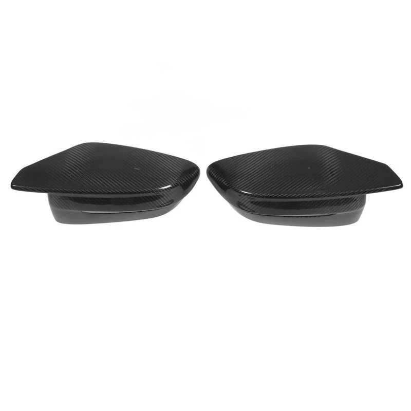 Side Mirror Covers Auto Exterior Decoration Rearview Mirror Caps Carbon