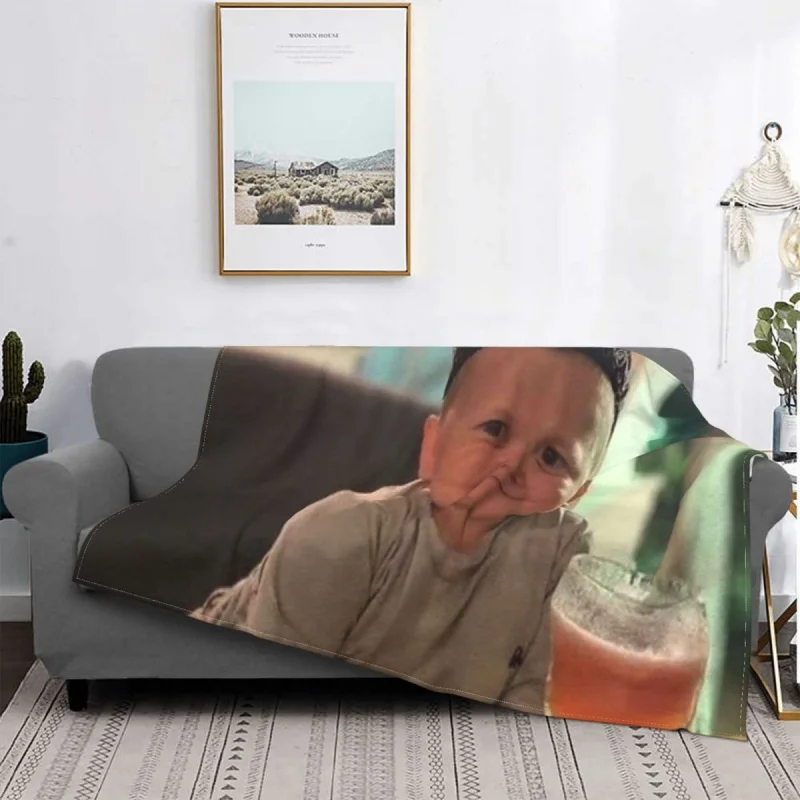 

Hasbulla Magomedov Flannel Blankets cool businessman Creative Throw Blanket for Home Rug Piece