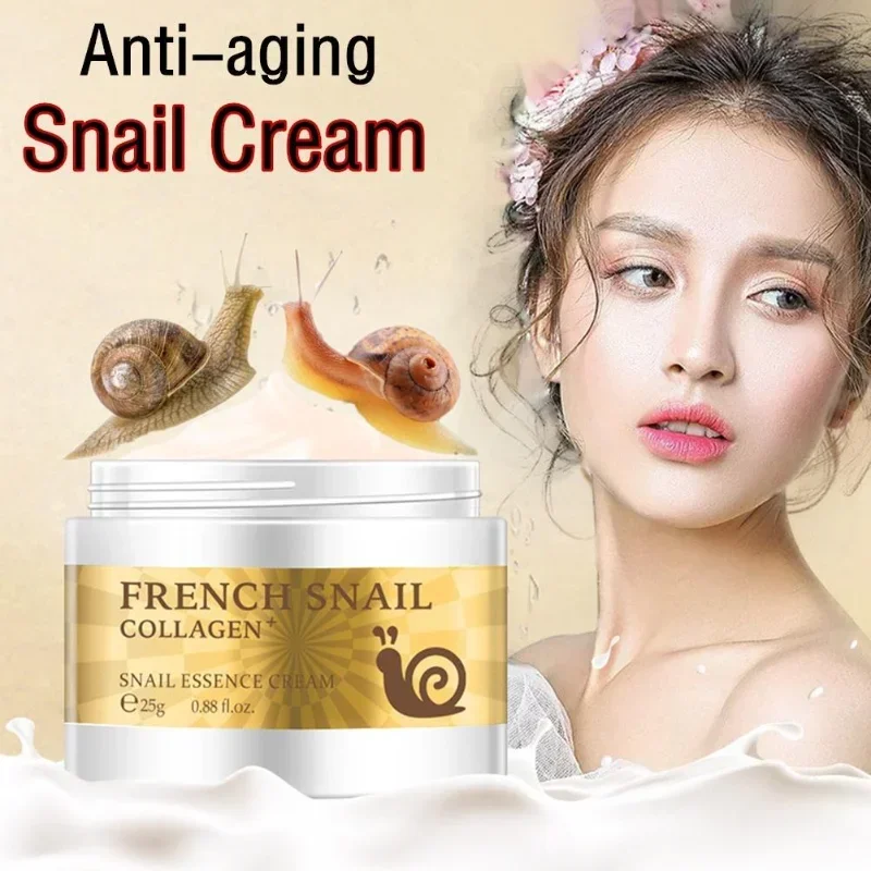 Crème Visage MYTEX-SHOP Au Collagène Et Bave D'escargot - Éclaircissante, Hydratante, 80ml, Neuve