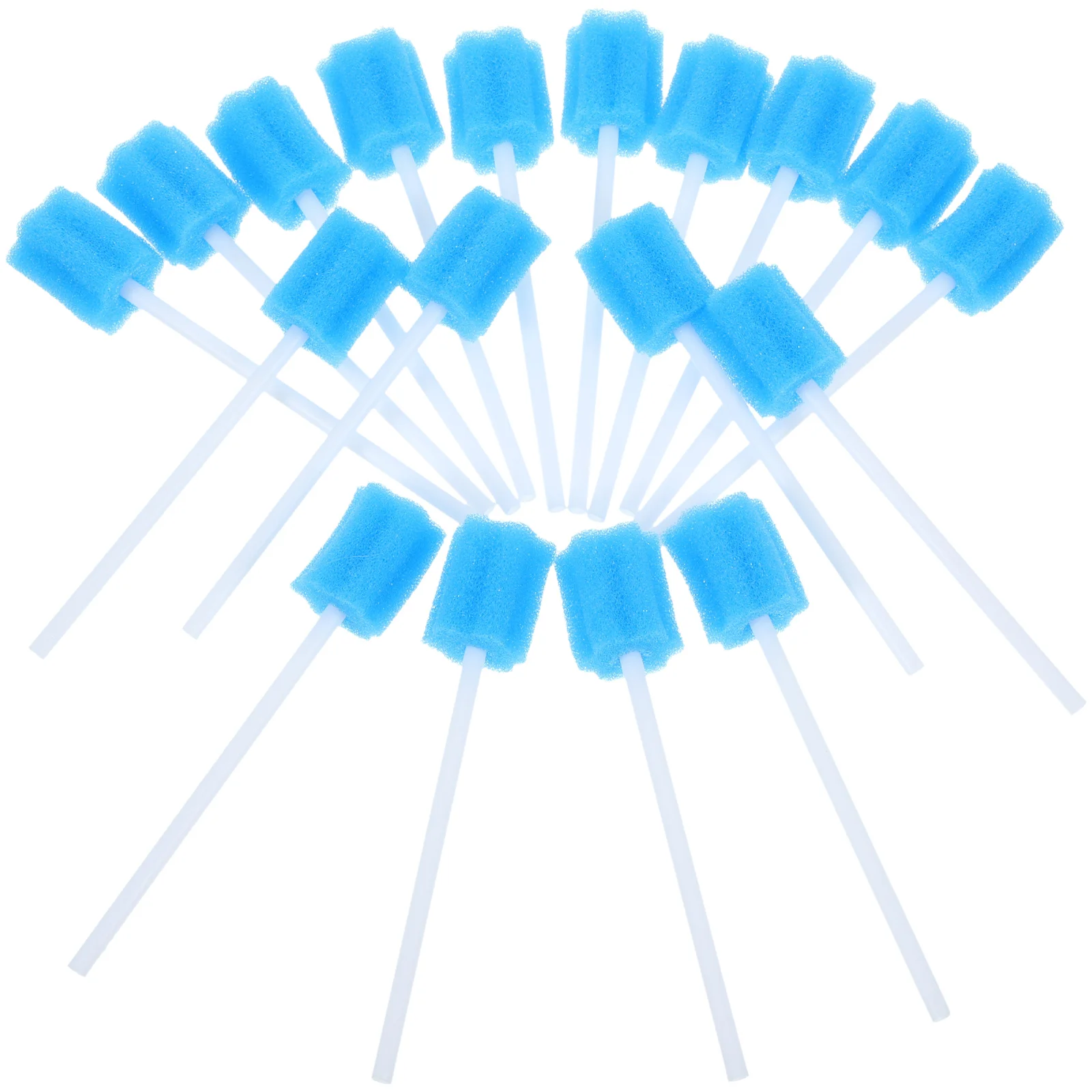 

Healifty Bicarbonate Gum 100Pcs Disposable Mouth Swabs Sponge Tooth Shape Oral Cavity Cleaning Sponge Swab Mouth Gum