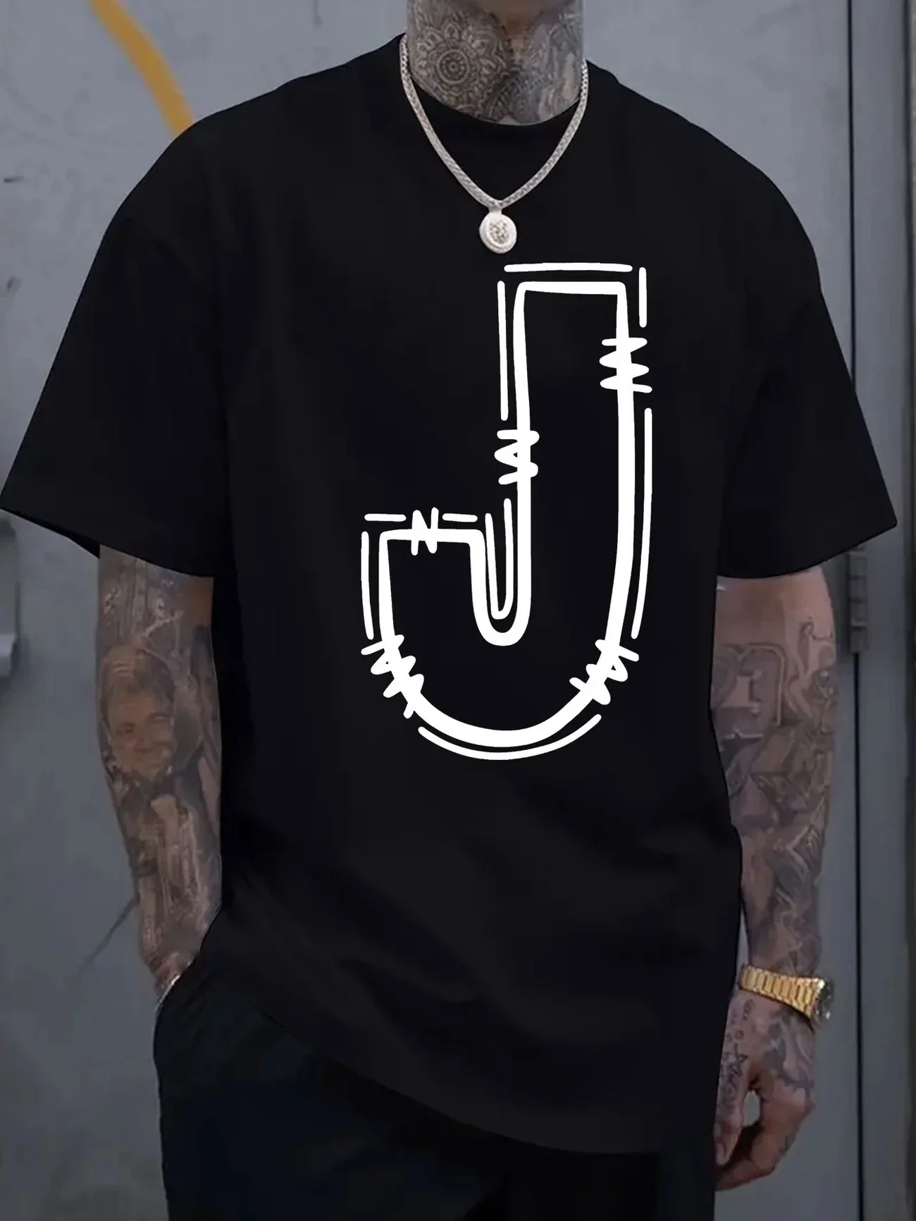 Cotton Short Sleeve Mens T Shirt Casual Summer Top