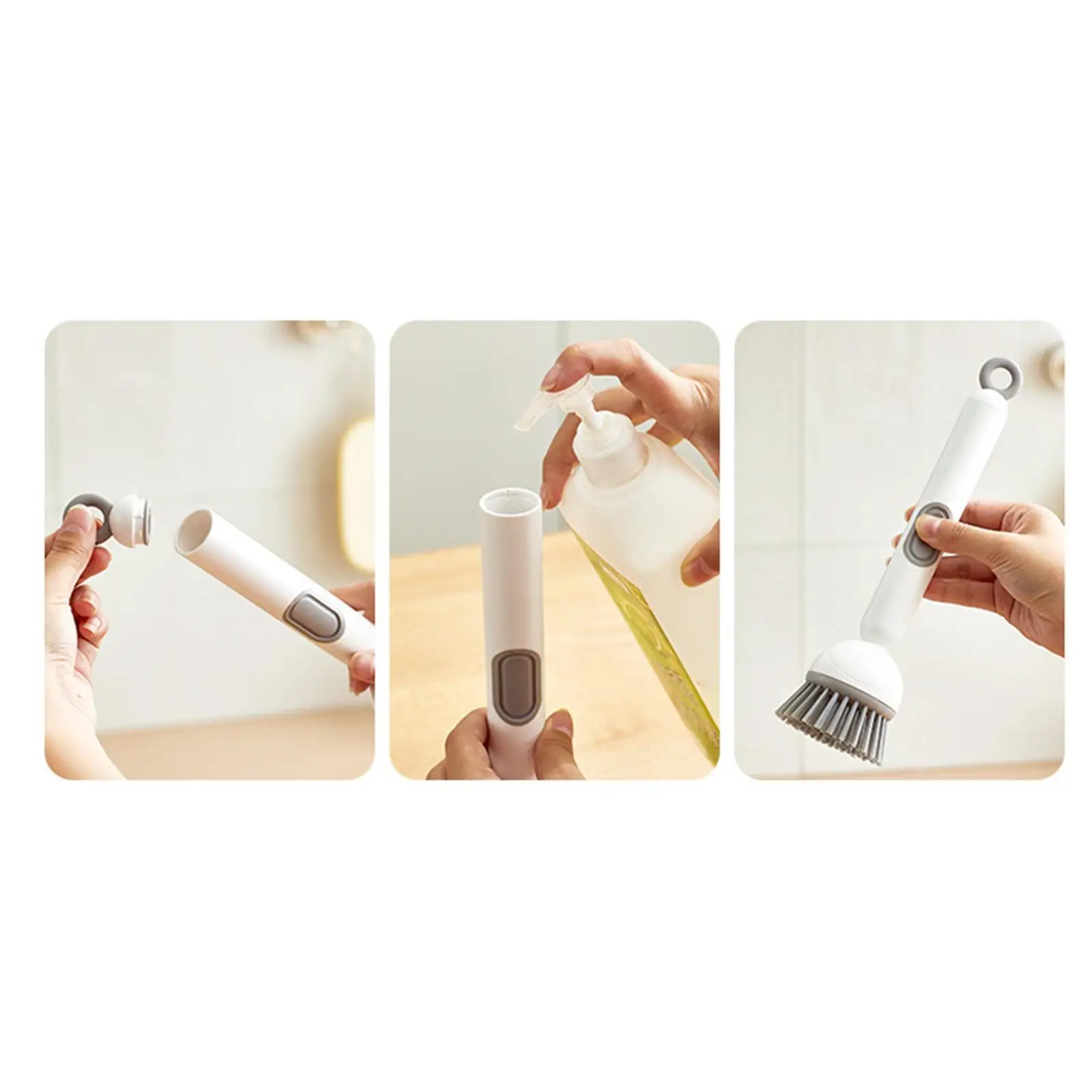 Kitchen Cleaning Brush Multifunctional Tableware Cleaning Brush Dish Bowl Scrubber Dishwashing Brush for Kitchen Home Cafe